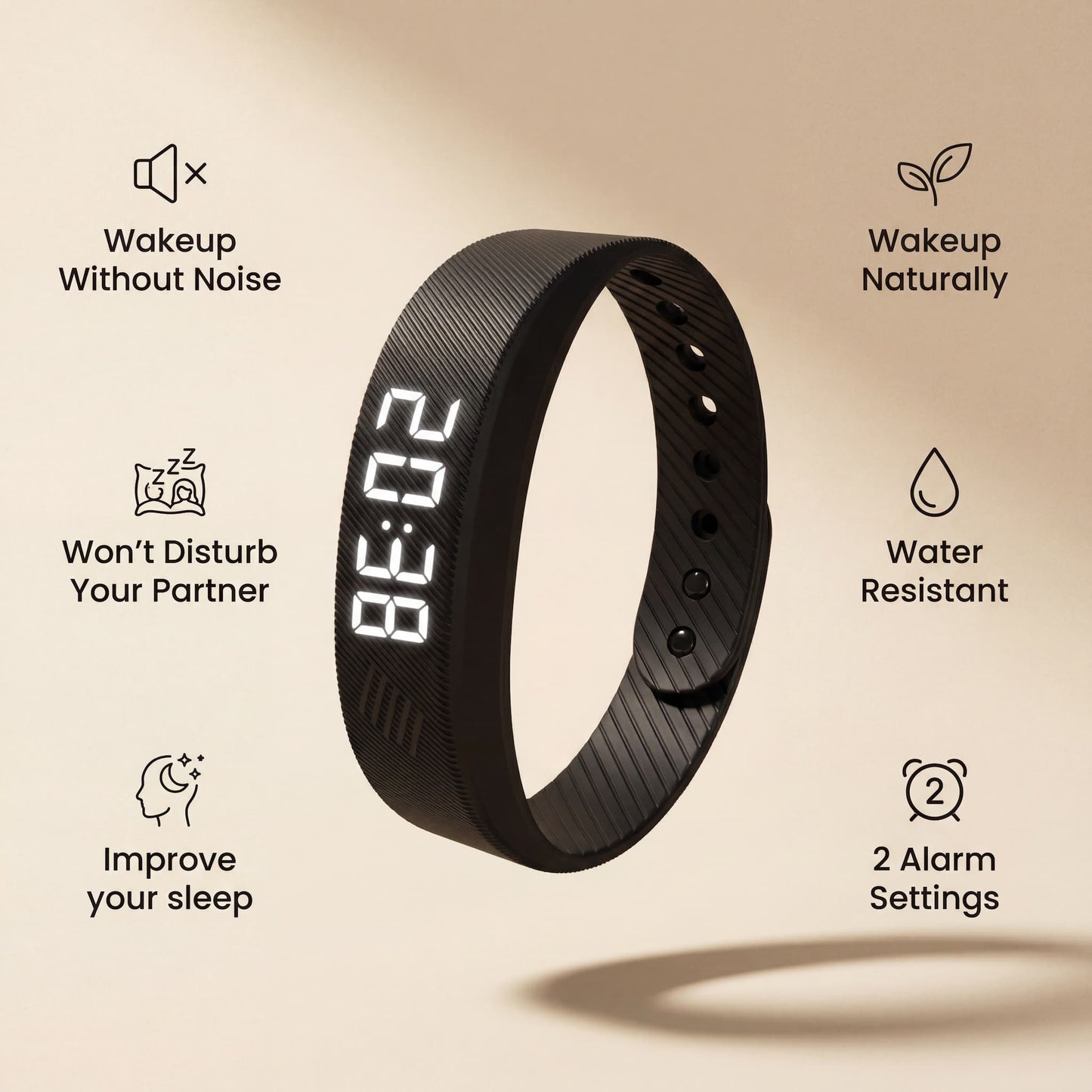 Lumaire – Silent Vibrating Wrist Alarm